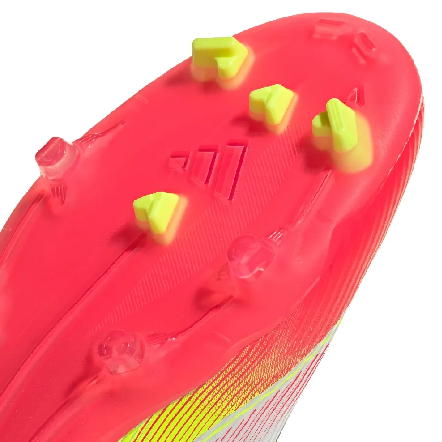 Imagen 6 de 7 de Botines adidas F50 League Fg-BLANCO/AMARILLO FLUOR/ROJO