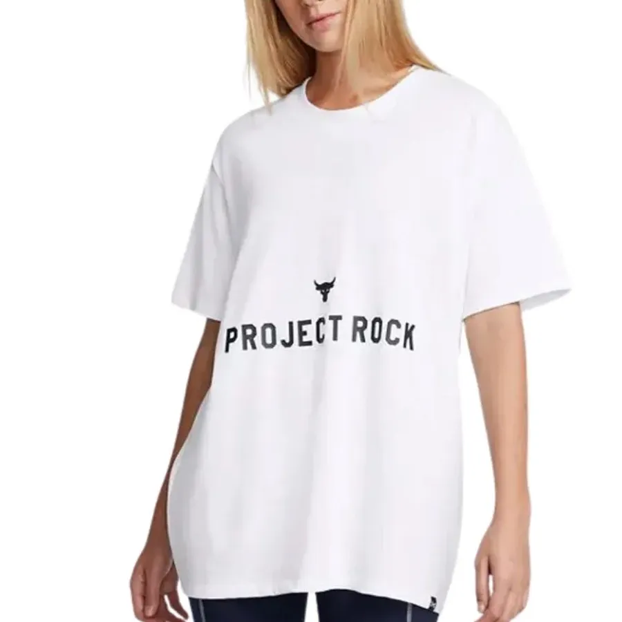 Imagen 0 de 4 de Remera Under Armour Project Rock Campus Q3-BLANCO