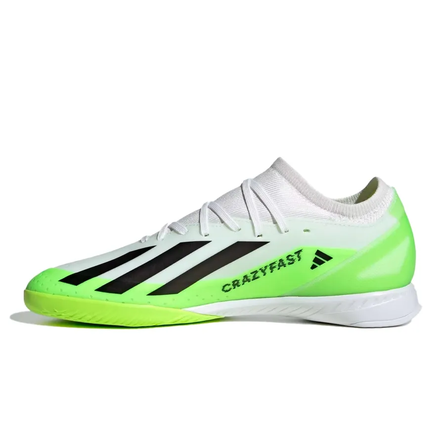 Imagen 1 de 10 de Botines adidas X Crazyfast.3-BLANCO/VERDE FLUOR/NEGRO