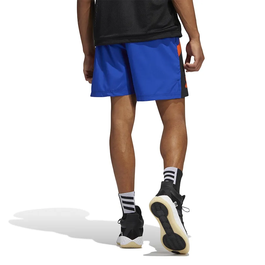 Imagen 5 de 6 de Shorts adidas Galaxy-AZUL/NEGRO/NARANJA