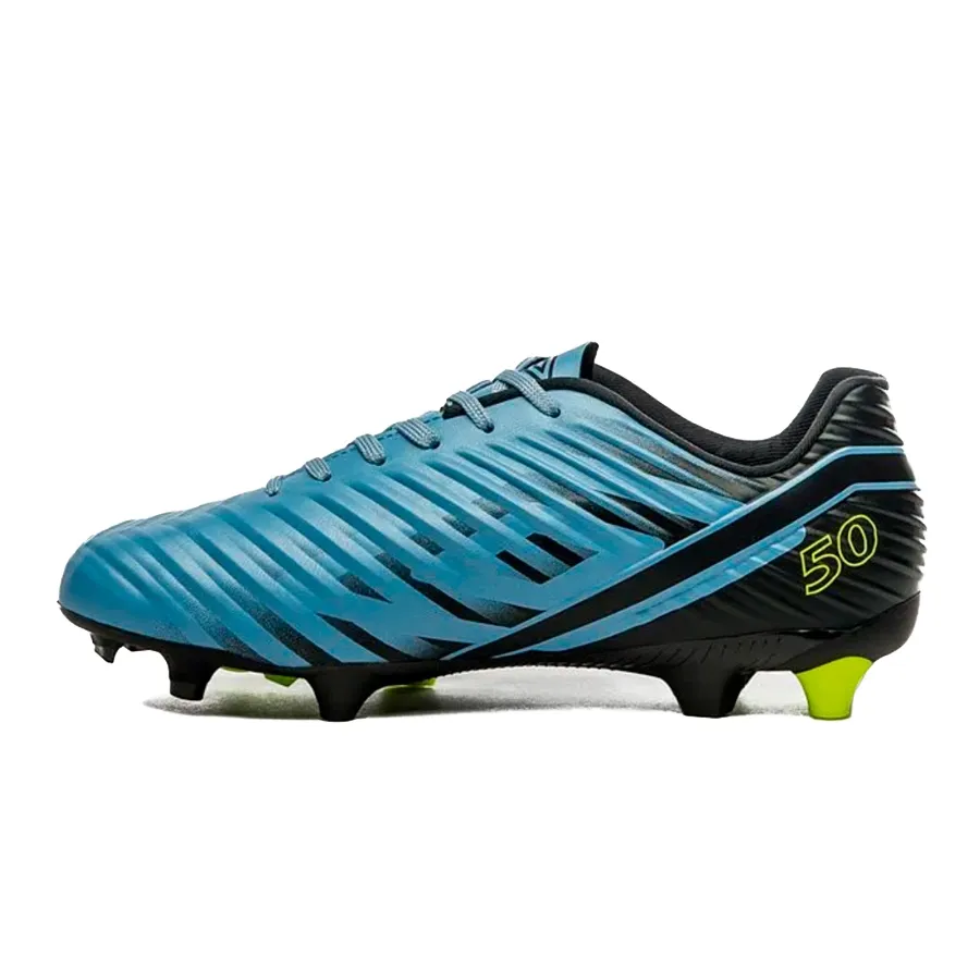 Imagen 2 de 5 de Botines Umbro Campo Fifty V-CELESTE/NEGRO/LIMA