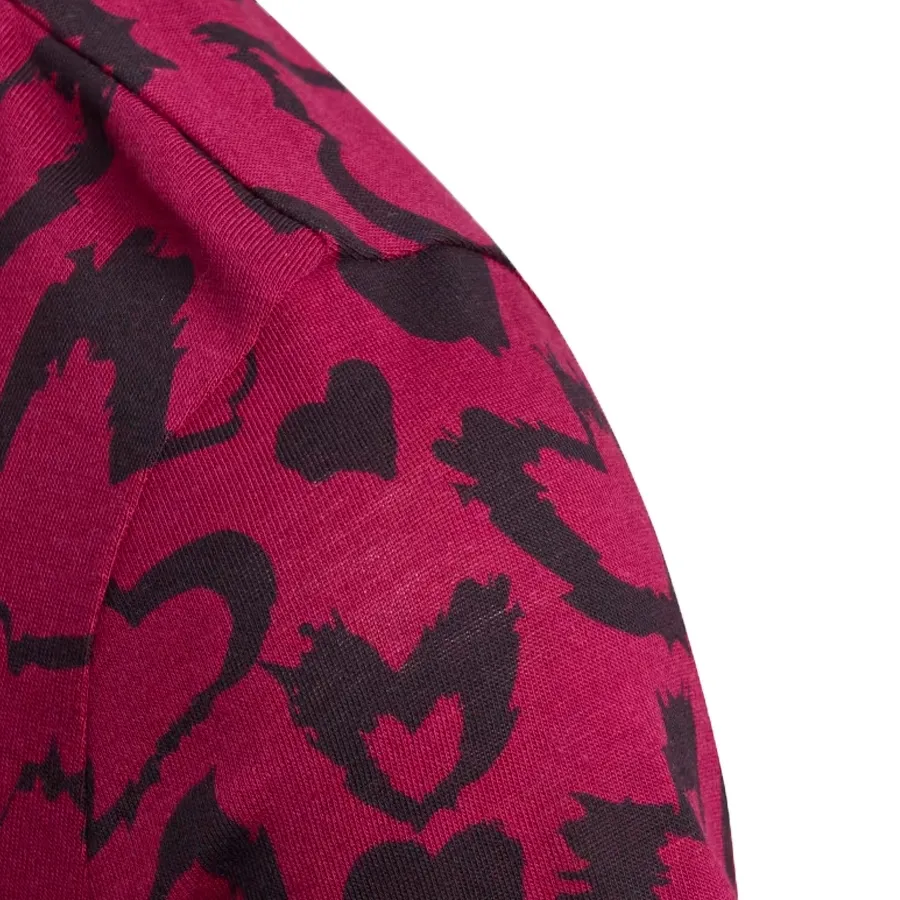 Imagen 3 de 5 de Remera adidas Must Haves-PURPURA/NEGRO/BLANCO