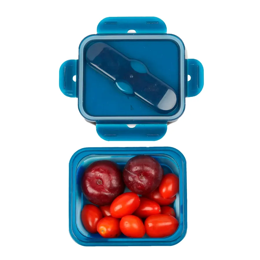 Imagen 2 de 3 de Tupper Plegable Footy-AZUL/CELESTE