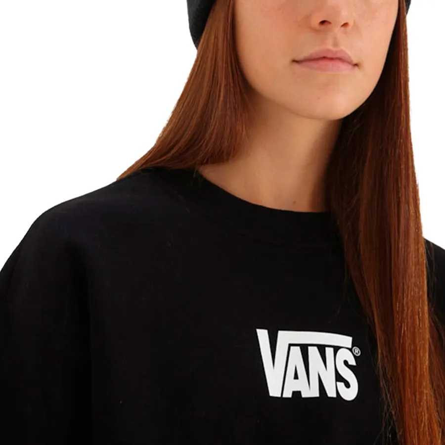 Imagen 2 de 3 de Buzo Vans Stretch Logo Bloussant Crew-NEGRO