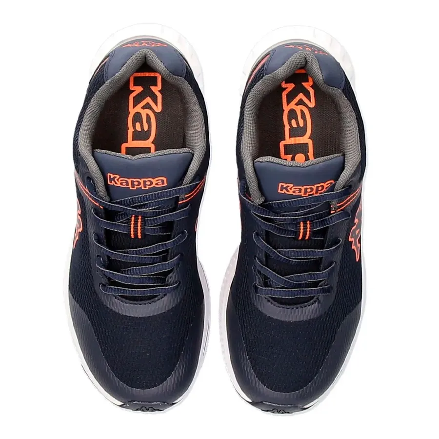 Imagen 3 de 5 de Zapatillas Kappa Logo Faster-MARINO/NARANJA