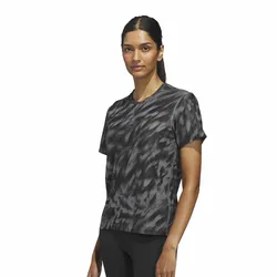 Remera adidas Own The Run Allover Print Tee
