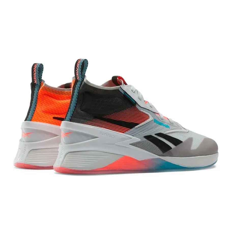 Imagen 2 de 5 de Zapatillas Reebok Nano Unkwn-GRIS/NARANJA/NEGRO