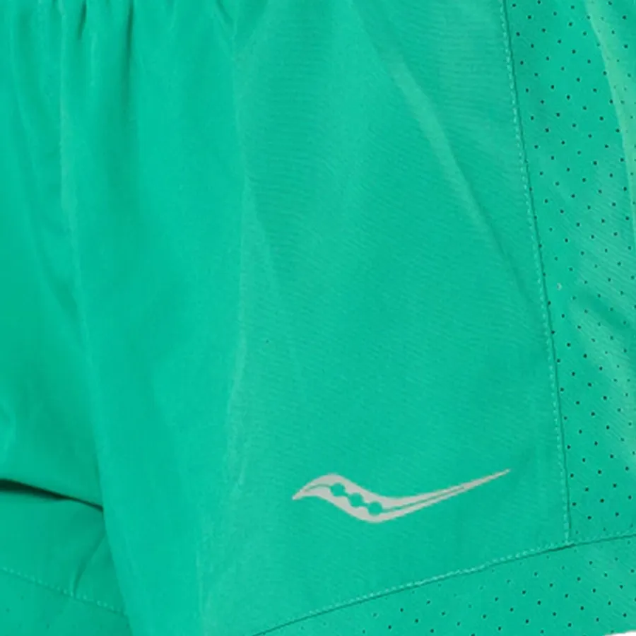 Imagen 3 de 5 de Shorts Saucony Outpace 3"-VERDE MUSGO