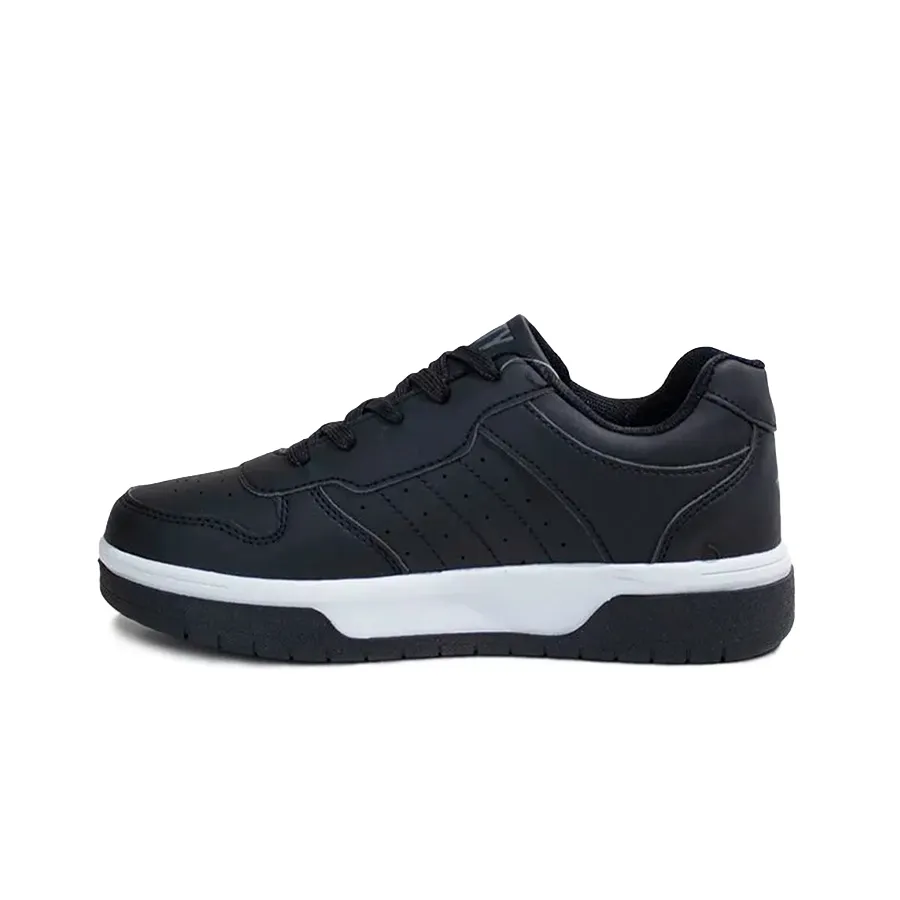 Imagen 2 de 4 de Zapatillas Footy Escolar-NEGRO/BLANCO