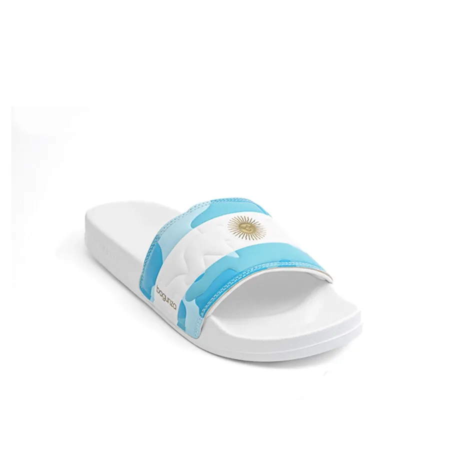 Imagen 2 de 4 de Ojotas Bagunza Mess10 Titular-BLANCO/CELESTE