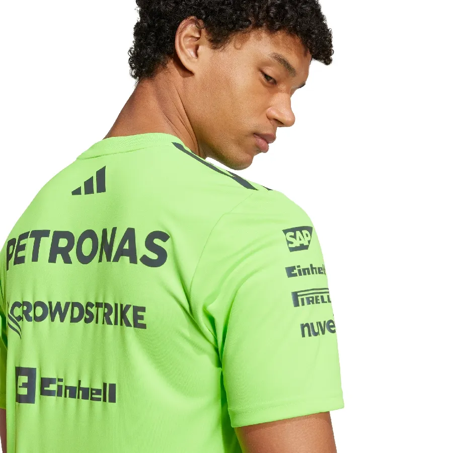 Imagen 4 de 5 de Camiseta adidas Set-Up Mercedes - AMG Petronas F1 Team-VERDE FLUOR