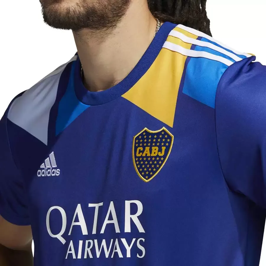 Imagen 1 de 4 de Camiseta adidas Tercera Boca Juniors 20/21-AZUL/AMARILLO/BLANCO