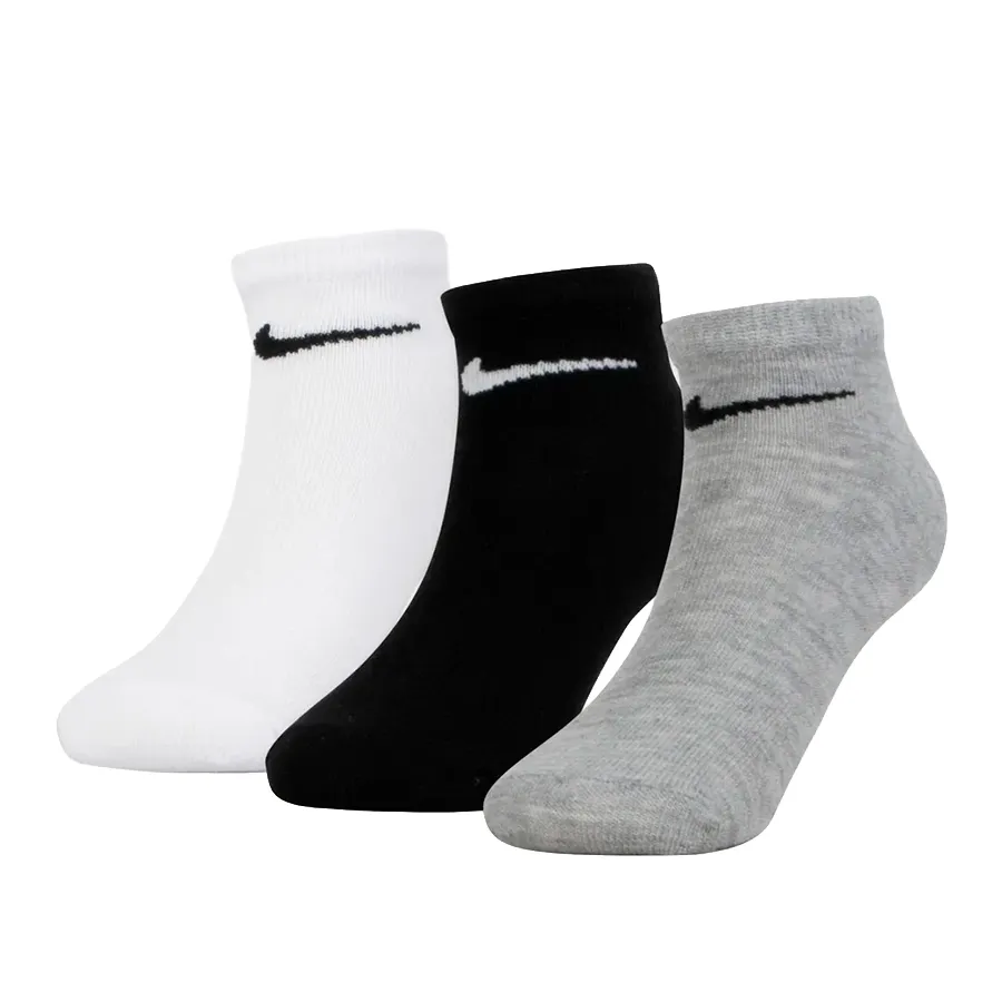 Imagen 0 de 4 de Medias Nike Basic No Show Pack x3-BLANCO/GRIS/NEGRO