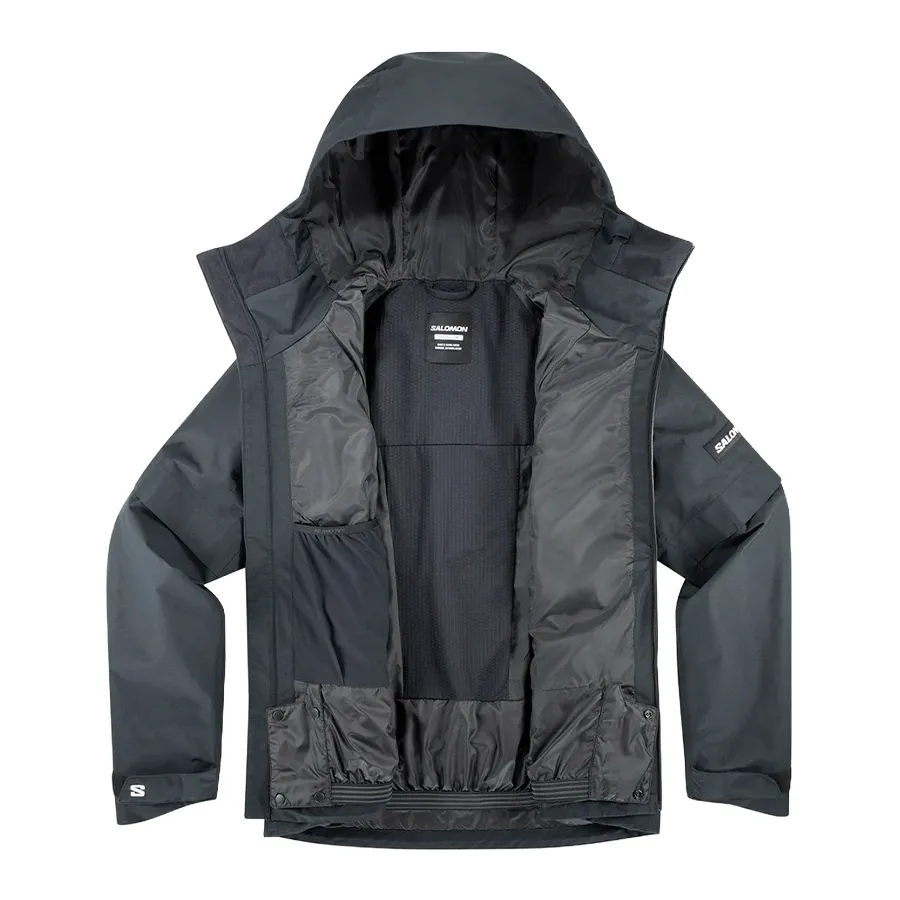 Imagen 3 de 5 de Campera Salomon Venom Full Zip-NEGRO
