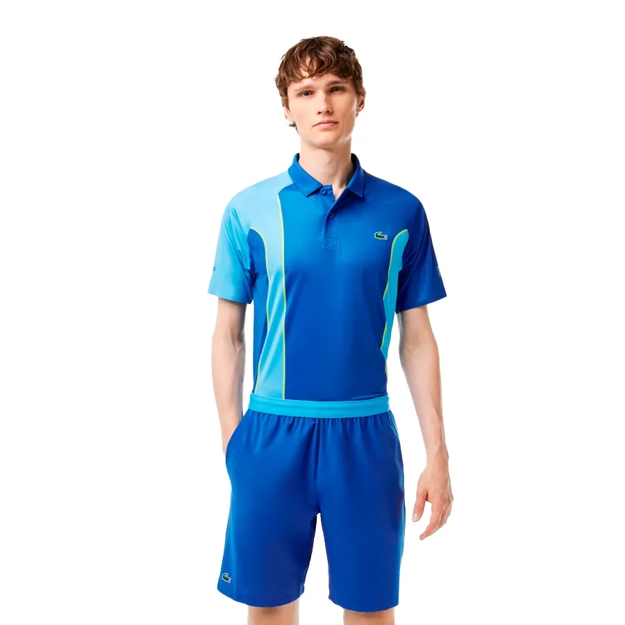 Imagen 0 de 7 de Shorts Lacoste Novak Djokovic-AZUL/CELESTE
