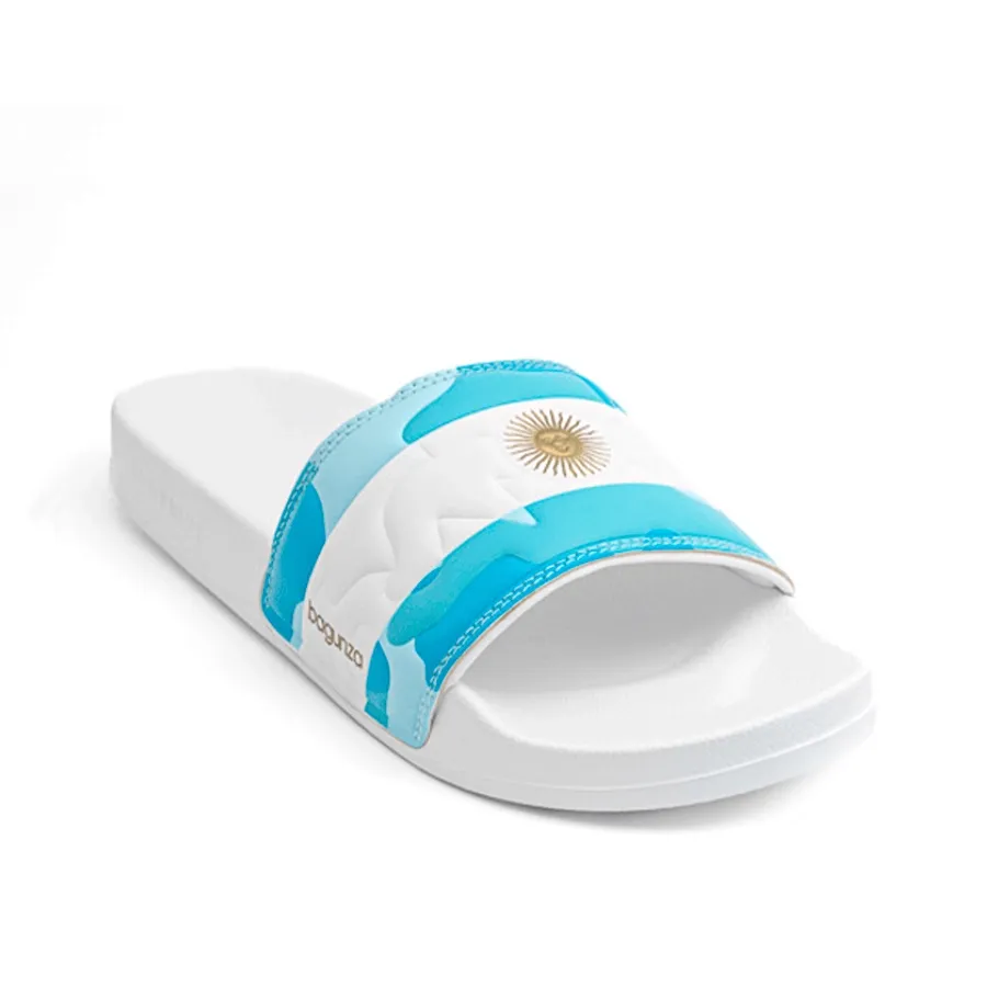 Imagen 2 de 4 de Ojotas Bagunza Ojota Mess10 Titular-BLANCO/CELESTE