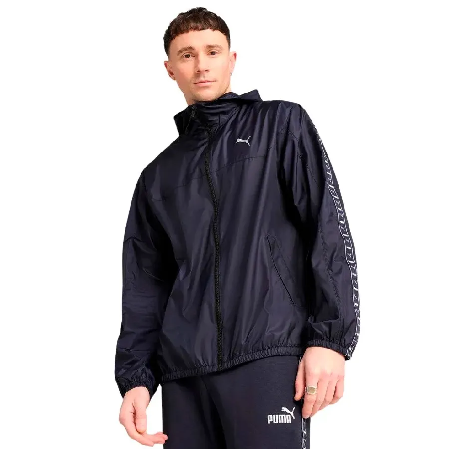 Imagen 0 de 5 de Campera Puma rompevientos Essentials Tape-MARINO