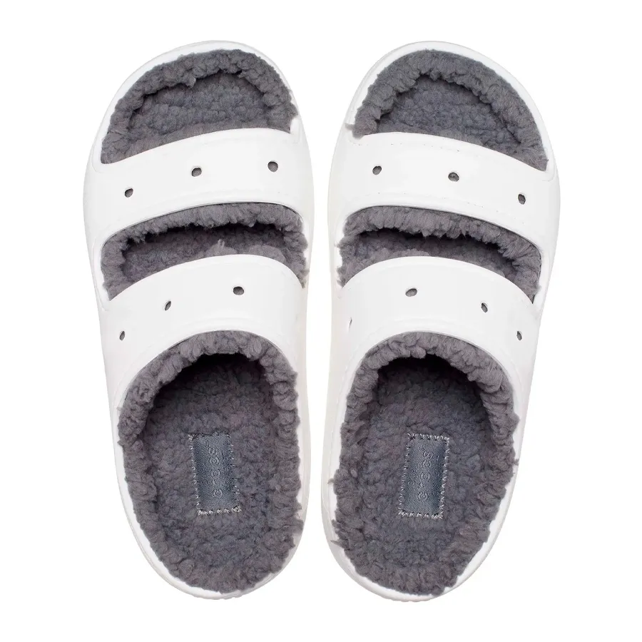 Imagen 2 de 6 de Sandalias Crocs Classic Cozzzy-BLANCO