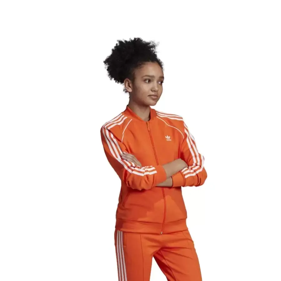 Imagen 2 de 5 de Campera adidas originals Sst Tt-NARANJA