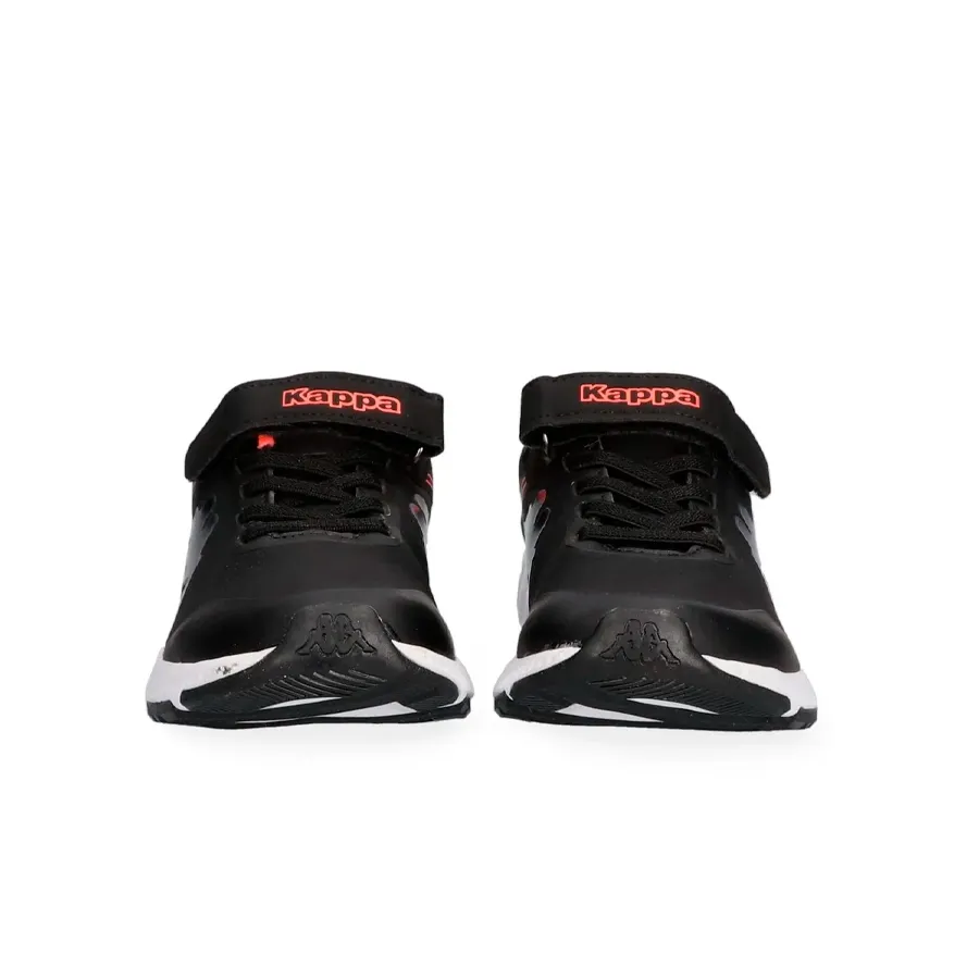 Imagen 4 de 6 de Zapatillas Kappa Logo Fasterpu Kid-NEGRO/CORAL FLUOR