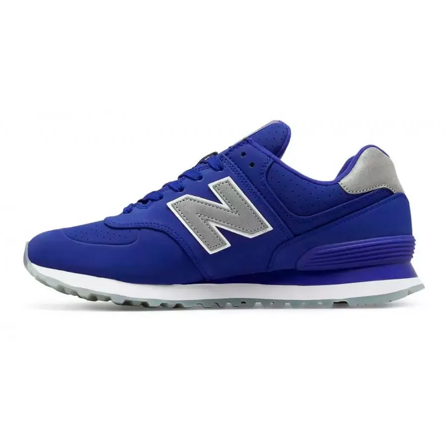 Imagen 4 de 5 de Zapatillas New Balance Ml 574 Sya-AZUL FRANCIA/PLATA