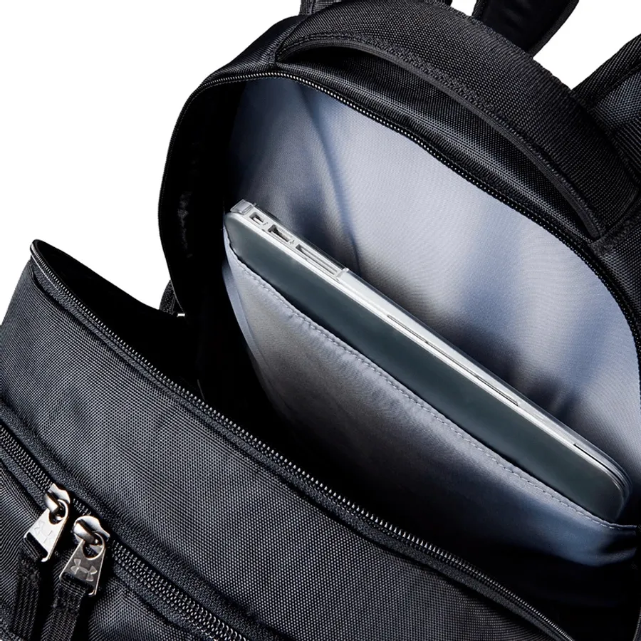 Imagen 5 de 6 de Mochila Under Armour Hustle 5.0-NEGRO/GRIS