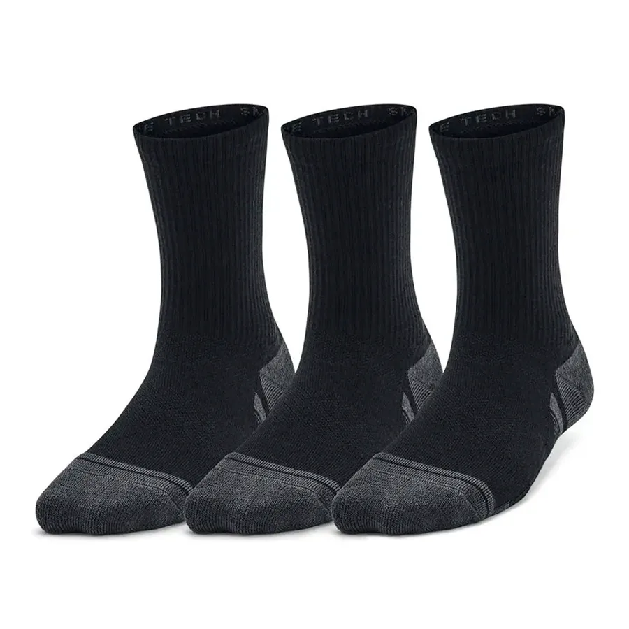 Imagen 0 de 3 de Medias Under Armour Performance Tech Crew X3-NEGRO/GRAFITO