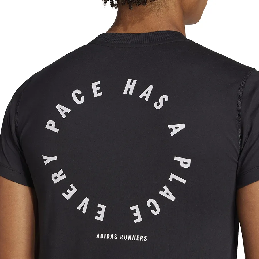 Imagen 3 de 5 de Remera adidas Runners-NEGRO