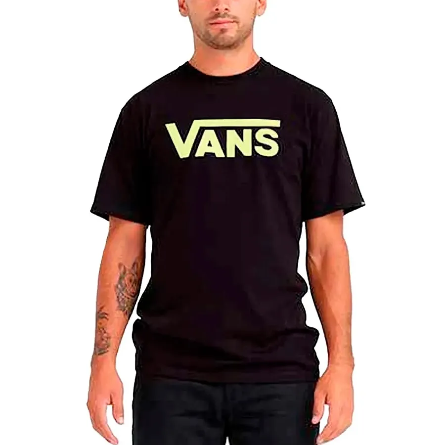 Imagen 0 de 4 de Remera Vans Classic-NEGRO/AMARILLO