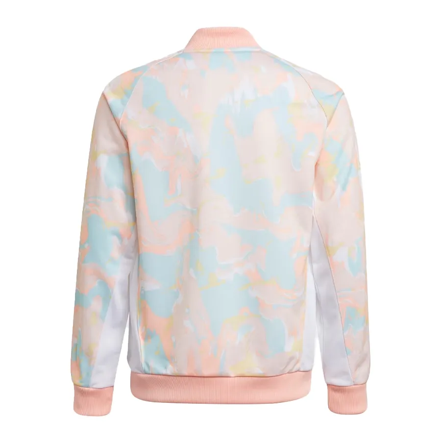Imagen 1 de 5 de Campera adidas originals Marmóreo-SALMON/BLANCO/MULTICOLOR
