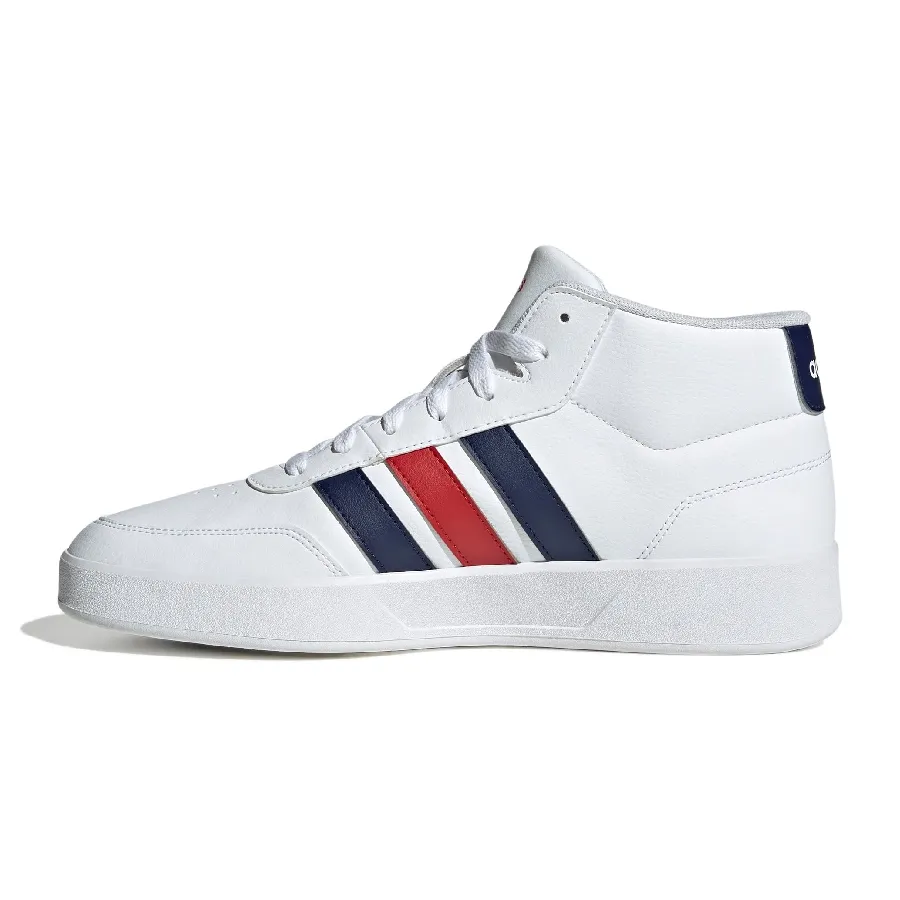 Imagen 2 de 7 de Zapatillas adidas Breaknet Mid-BLANCO/MARINO/ROJO