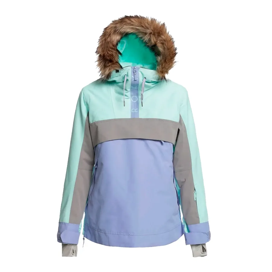 Imagen 0 de 3 de Buzo Roxy Anorak Snow Shelter 10K-AQUA/VIOLETA/GRIS
