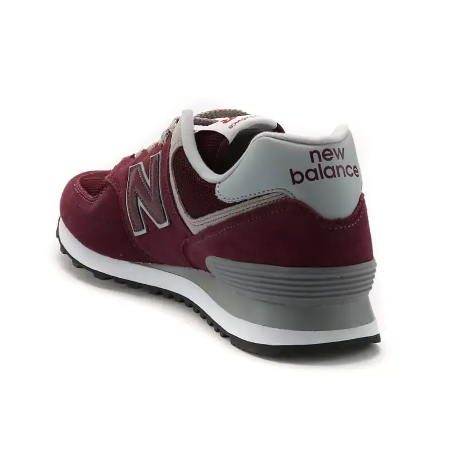 Imagen 1 de 3 de Zapatillas New Balance Ml 574 Egb-BORDO/GRIS