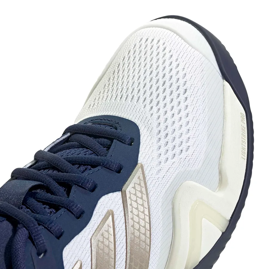 Imagen 5 de 7 de Zapatillas adidas Barricade 14-BLANCO/MARINO/DORADO