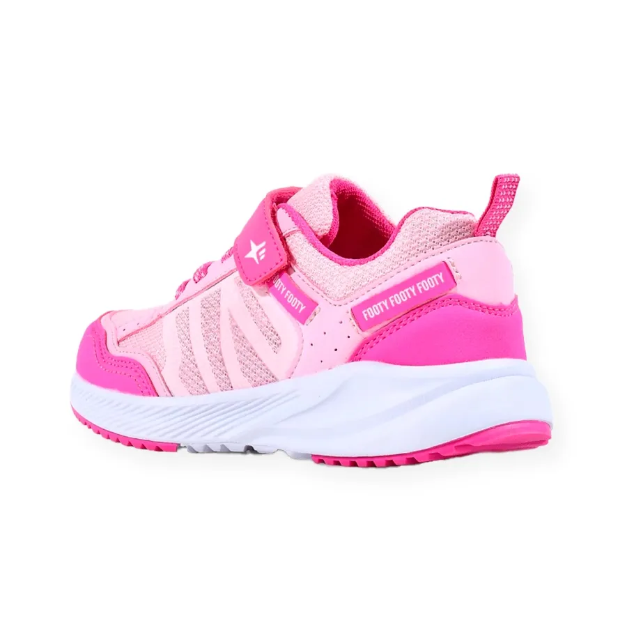 Imagen 2 de 4 de Zapatillas Footy Berlin-ROSA/BLANCO