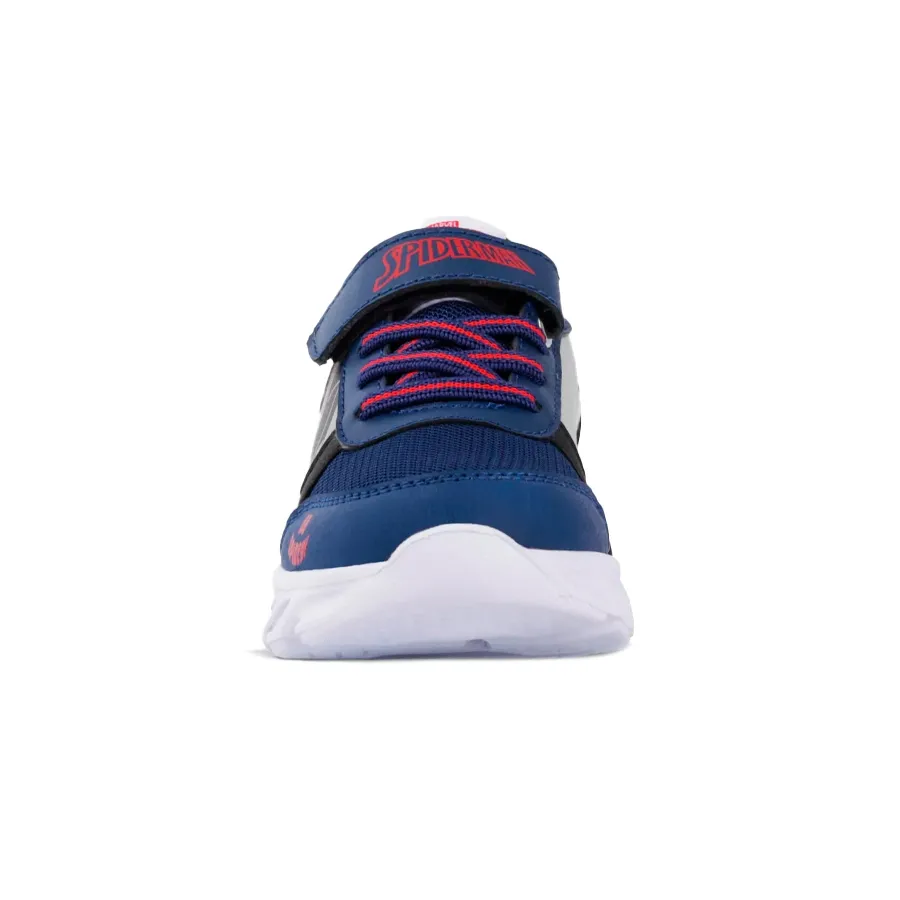 Imagen 2 de 3 de Zapatillas Footy Spiderman Con Luz-MARINO/ROJO/PLATA