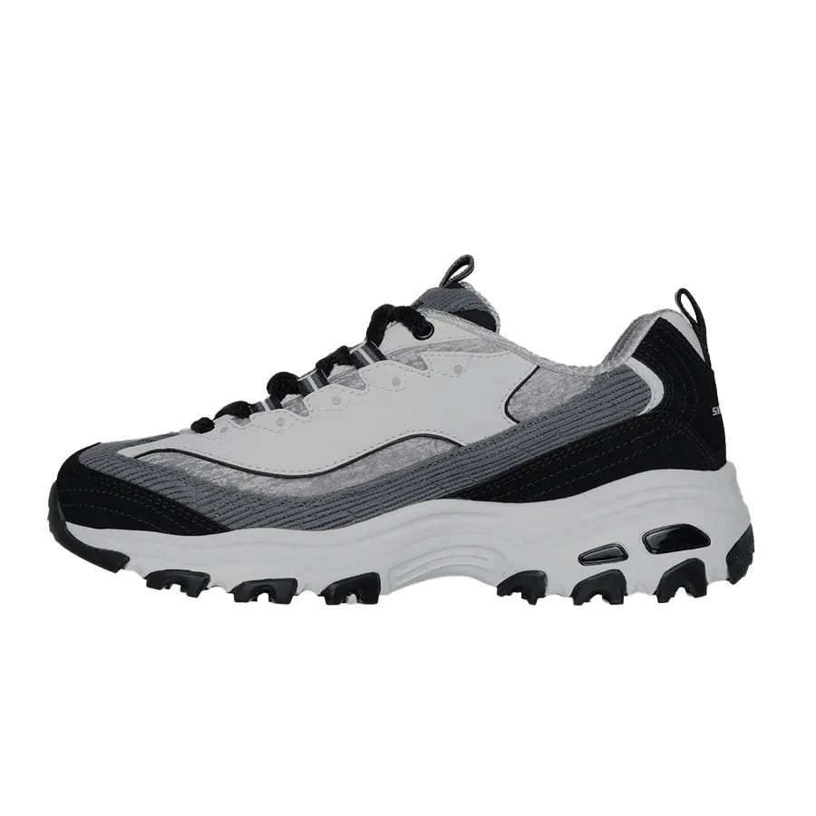 Imagen 2 de 5 de Zapatillas Skechers D´Lites-BLANCO/NEGRO/GRIS