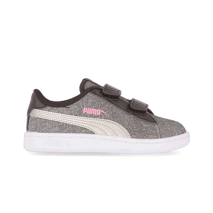 Imagen 0 de 4 de Zapatillas Puma Smash V2 Glitz-NEGRO/PLATA
