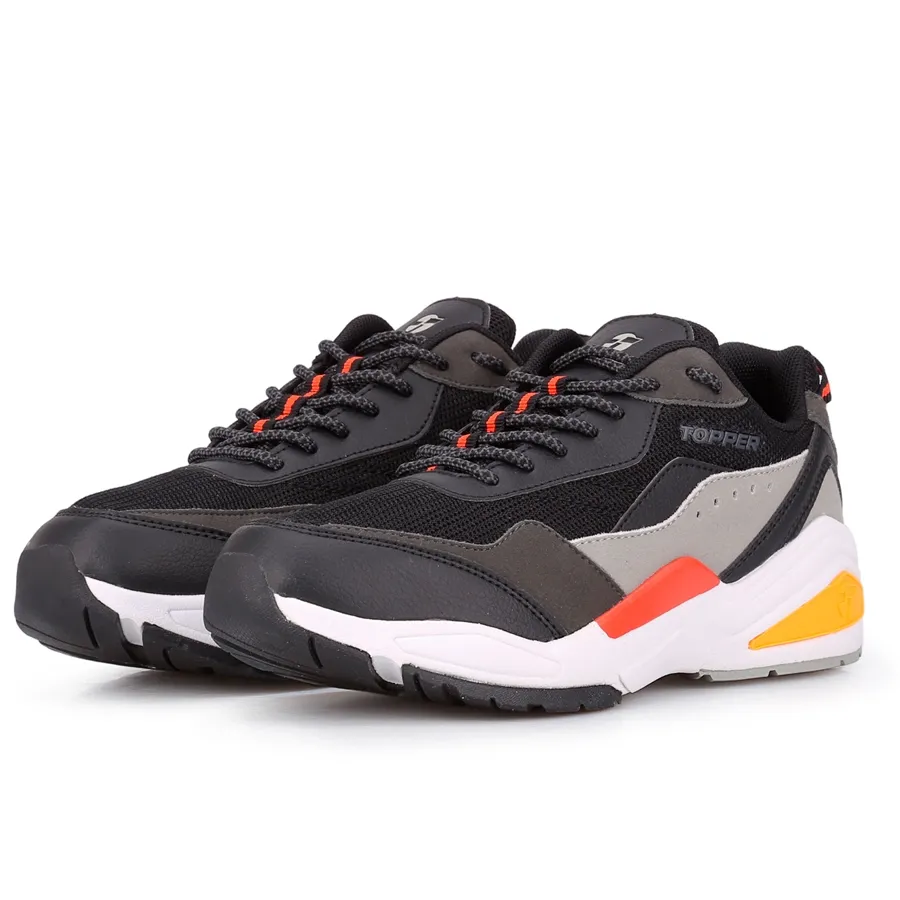 Imagen 2 de 5 de Zapatillas Topper Circus-NEGRO/GRIS/ROJO