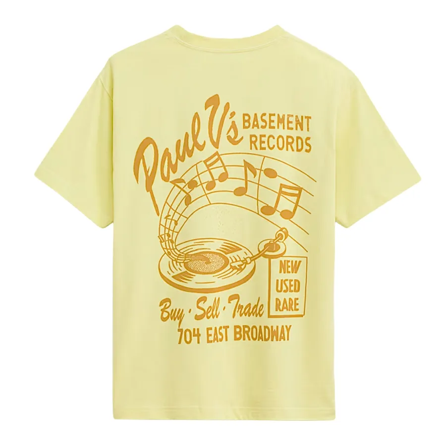 Imagen 2 de 4 de Remera Vans Paul Vs-AMARILLO