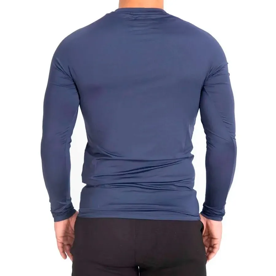 Imagen 1 de 2 de Remera Kappa Térmica Soccer-AZUL/BLANCO