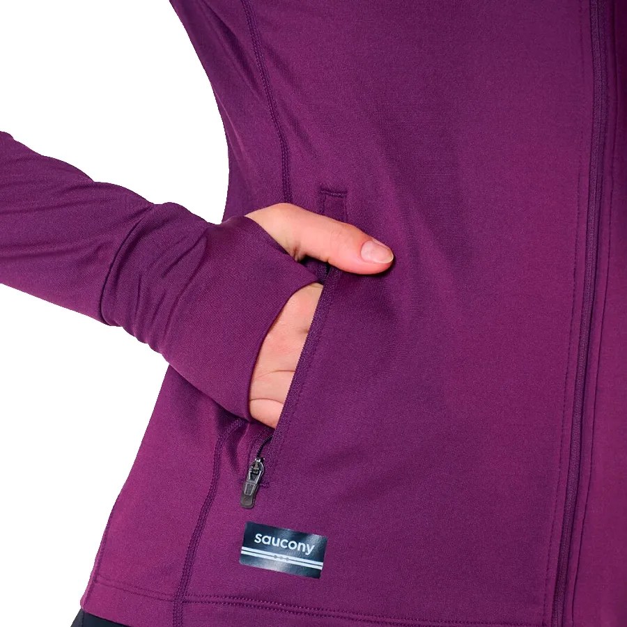 Imagen 2 de 3 de Campera Saucony Solstice Full Zip-PURPURA
