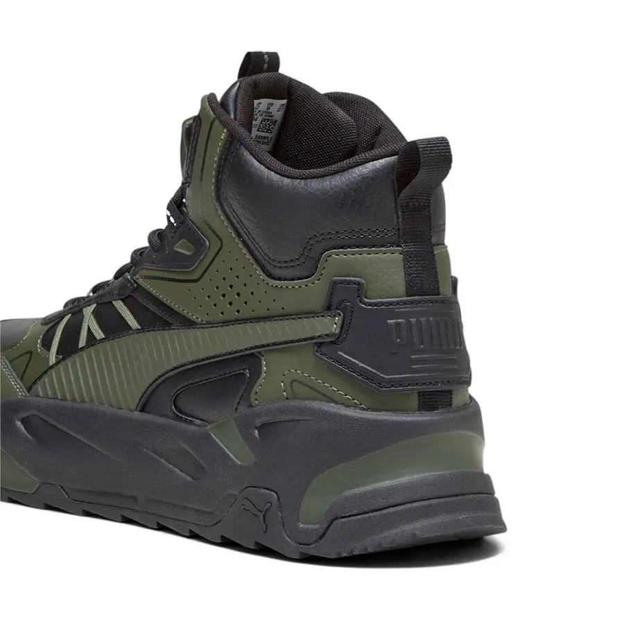 Imagen 4 de 5 de Zapatillas Puma Trinity Mid Hybrid-NEGRO/VERDE MILITAR