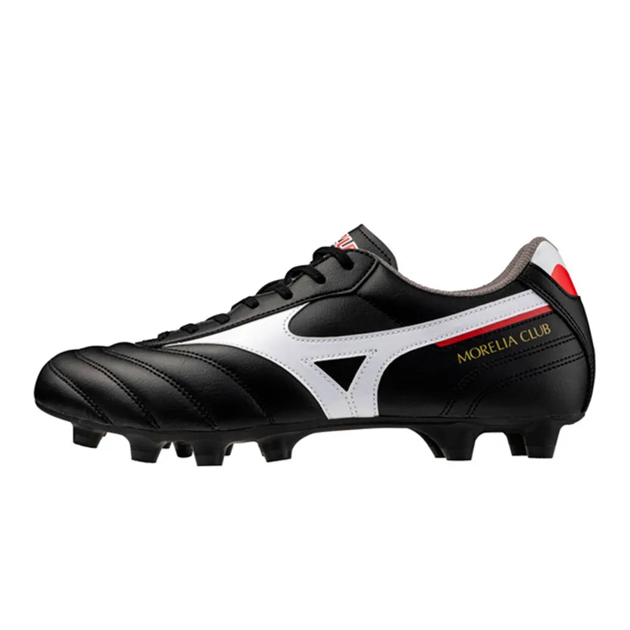 Imagen 2 de 6 de Botines Mizuno Morelia 2 Club Fg-NEGRO/BLANCO/ROJO
