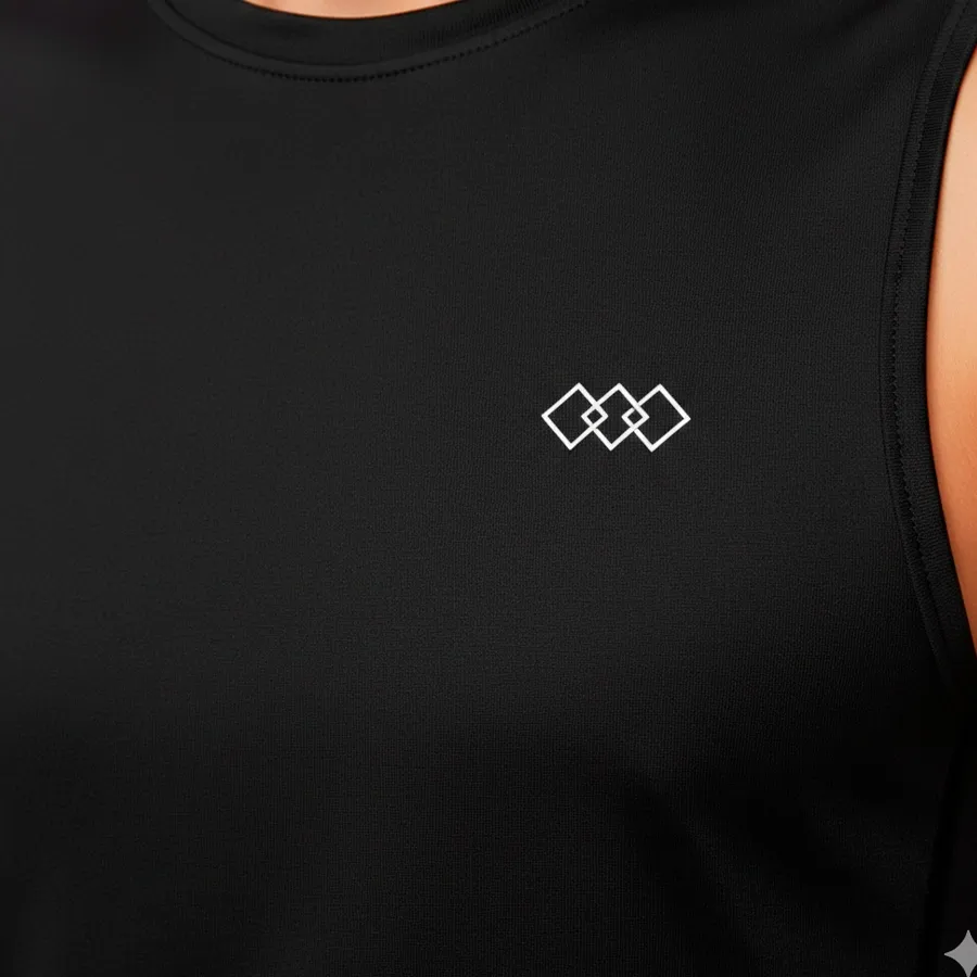 Imagen 2 de 3 de Musculosa Kamp Poliamida-NEGRO