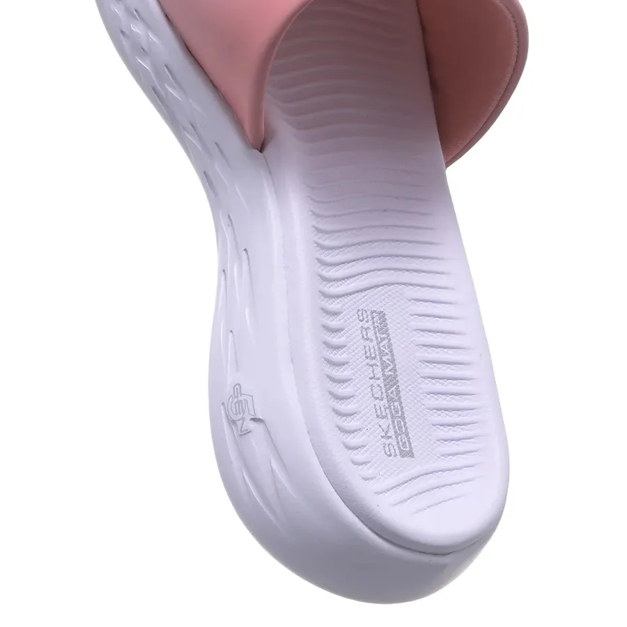 Imagen 5 de 6 de Ojotas Skechers Br On The GO 600-SALMON/BLANCO
