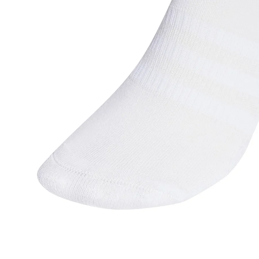 Imagen 2 de 4 de Medias adidas Tobilleras Acolchadas Sportswear 3 Pares-BLANCO