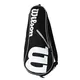 raquetero-wilson-advantage-iii-triple-bag-bkwh-NEGRO/BLANCO