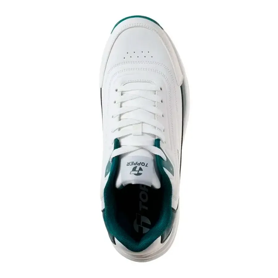 Imagen 2 de 4 de Zapatillas Topper Poach-BLANCO/VERDE