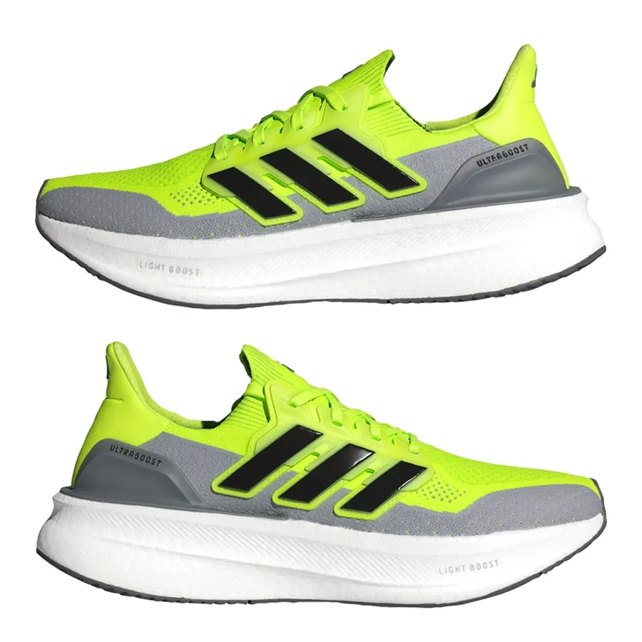 Imagen 8 de 9 de Zapatillas adidas Ultraboost 5-VERDE FLUOR/NEGRO/GRIS